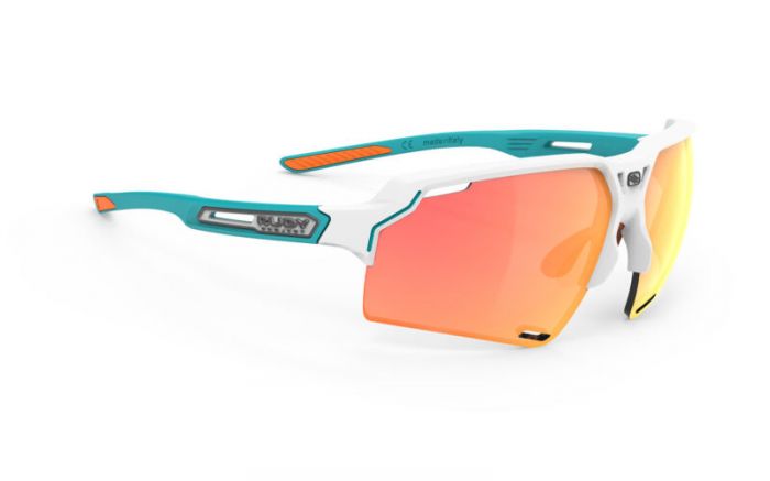 RUDY PROJECT DELTABEAT EMERALD WHITE/MULTILASER ORANGE szem�veg