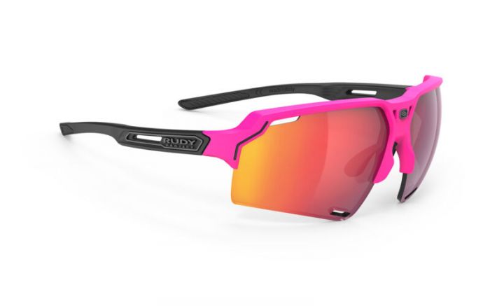 RUDY PROJECT DELTABEAT PINK FLUO-BLACK/MULTILASER RED szem�veg