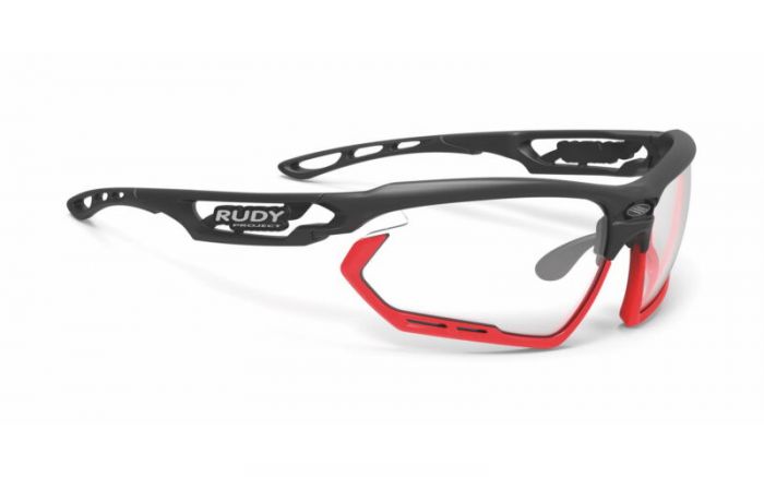 RUDY PROJECT FOTONYK BLACK-RED FLUO BUMPERS/IMPACTX2 PHOTOCHROMIC BLACK szem�veg