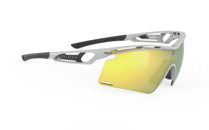 RUDY PROJECT TRALYX PLUS LIGHT GREY/MULTILASER YELLOW szem�veg
