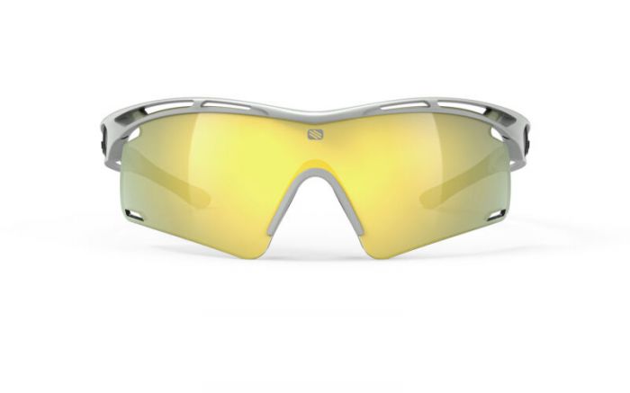 RUDY PROJECT TRALYX PLUS LIGHT GREY/MULTILASER YELLOW szem�veg