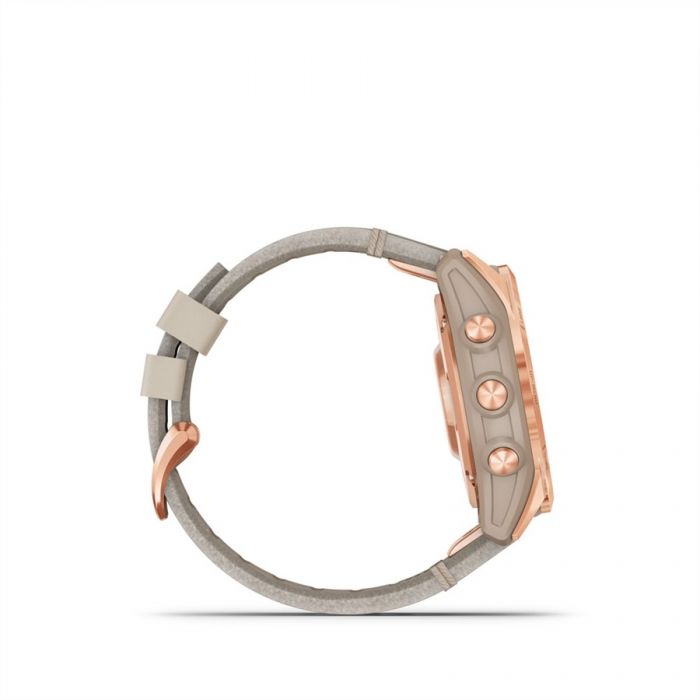 Garmin FENIX 7S (SD) SAPPHIRE ROSE GOLD TIT�NIUM, M�SZK� SZ�N� B�R SZ�JJAL (SOLAR)	