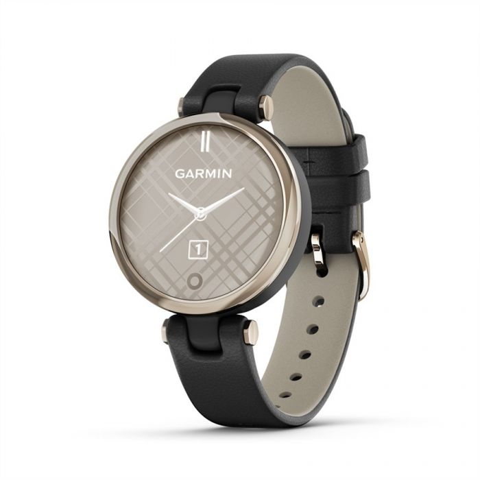 Garmin LILY CLASSIC KR�M-ARANY, FEKETE SZ�N� TOK �S B�RSZ�J	