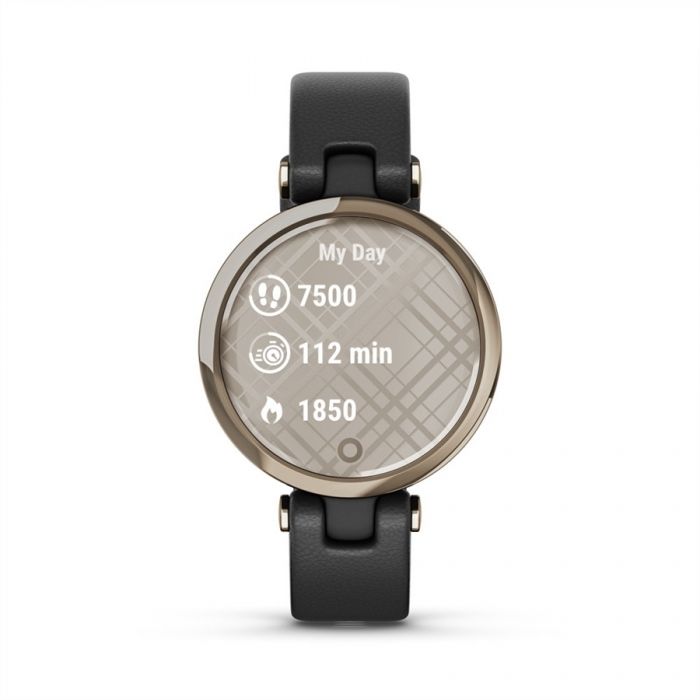 Garmin LILY CLASSIC KR�M-ARANY, FEKETE SZ�N� TOK �S B�RSZ�J	