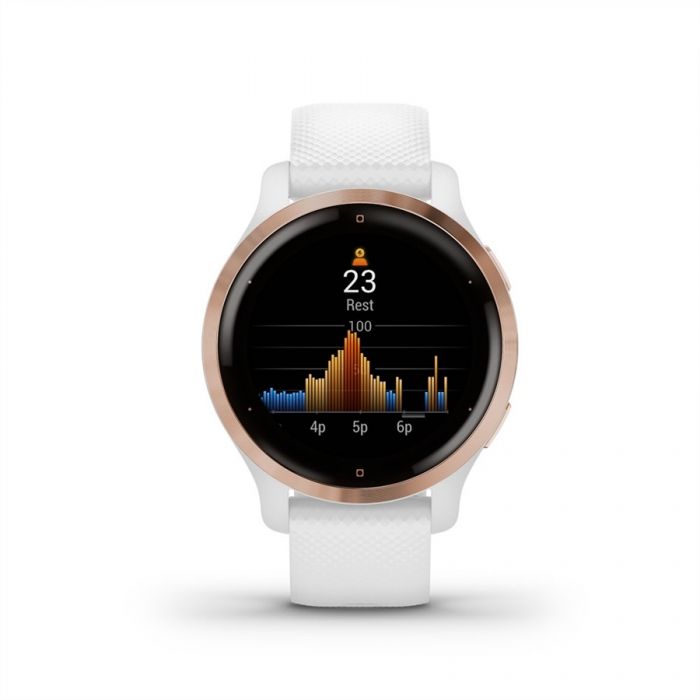 Garmin VENU 2S ROSE GOLD FEH�R B�R SZ�JJAL