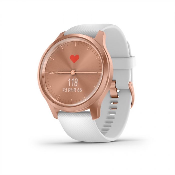 Garmin V�VOMOVE STYLE ROSE GOLD FEH�R SZILIKON SZ�JJAL ROSE GOLD CSATTAL	