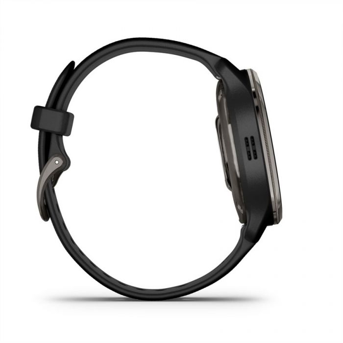 Garmin VENU 2 PLUS FEKETE FEKETE KERETTEL, �S FEKETE SZILIKON SZ�JJAL