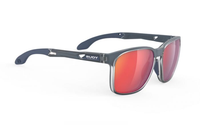 RUDY PROJECT LIGHTFLOW A ICE BLUE METAL/MULTILASER RED szem�veg
