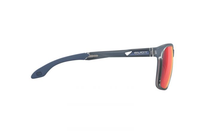 RUDY PROJECT LIGHTFLOW A ICE BLUE METAL/MULTILASER RED szem�veg