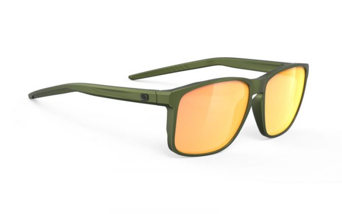 RUDY PROJECT OVERLAP OLIVE METAL/MULTILASER ORANGE napszem�veg