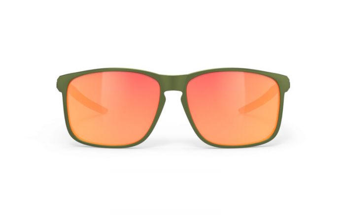 RUDY PROJECT OVERLAP OLIVE METAL/MULTILASER ORANGE napszem�veg
