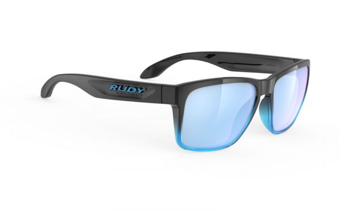 RUDY PROJECT SPINHAWK BLACK FADE CRYSTAL AZUR GLOSS/MULTILASER ICE napszem�veg