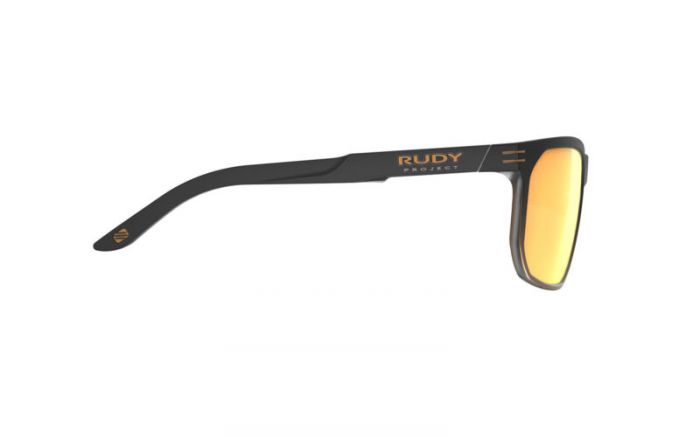 RUDY PROJECT SOUNDRISE BLACK-FADE BRONZE/MULTILASER ORANGE napszem�veg